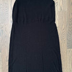 Habitat Sleeveless Textured Knit Jersey Bodycon Midi Dress in Black Medium Photo 0