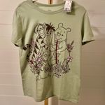 Disney  Winnie the Pooh T-Shirt Women's XS Light Green Graphic Tee Photo 0