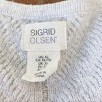 Sigrid Olsen  XL Oatmeal Sweater Cardigan with Thumbholes Photo 3
