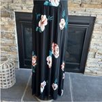 Loveappella  Black Maxi Dress with Floral Print Photo 10
