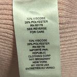 Tahari  pink ribbed vneck sweater size medium Photo 1