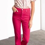 Anthropologie NWT CLOSED Denim Brand Hi Sun Jean in Raspberry Pink size 24 Photo 0