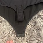 Free People  Intimately Cross My Heart keyhole halter thong bodysuit black XL Photo 7