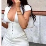 House Of CB 'Tianna' Ivory Ruffle Corset Dress /Size XL NWOT white Photo 1