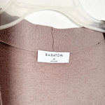 Aritzia Babaton Lucida Open Front Cardigan Long Sweater XS Brown Lightweight Photo 3