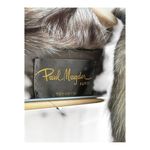 Vintage 20s Paul Magder Toronto Real Silver Fox Fur & Real Mink Coat Size M/L Black Photo 5