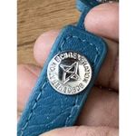 BCBGeneration Bracelet Blue leather Love Metal Letters adjustable 7.5" Photo 1