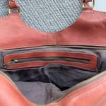 Vintage 70’s 80’s Made in Korea Leather Bag Purse Brown Photo 3