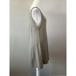 Alice + Olivia Sequined Cashmere/Wool Sweater Tank Dress Beige Size Medium Photo 2
