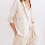 Madewell  Clarke Crop Linen Blazer Photo 0