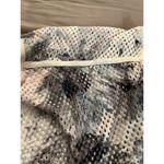 Fabletics Floral Mesh Short Sleeve Boxy Cut Crop Top Tee Shirt Size Small Photo 5