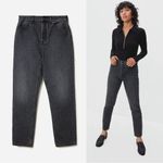 Everlane • The Curvy Cheeky Jean high rise coal black wash ankle 90s Photo 1
