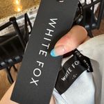 White Fox Boutique NWT White Fox End of Road Maxi Dress S Blue Frill Ruffle Edge Wedding Guest Photo 9