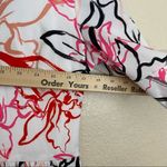 Badgley Mischka NWOT  Vaca‎ cocktail floral print shirt midi dress Photo 12