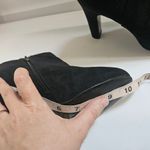 ALDO Black Suede 4" Heel Ankle Boots Sz 9 Photo 10