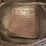 Brighton Brown Leather Braided Strap Hobo Bag Bali Collection Silver Heart Photo 9