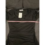 MM. LAFLEUR Annabel Black Midi Dress Stretch Business Casual Size Large Photo 9