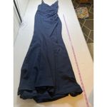Dress the Population Women's Jordan Ruched Side Slit Gown navy blue size XS NWT Photo 10