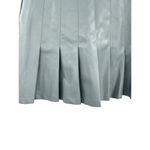 Aureum Sky Blue Vegan Leather Pleated Skirt Size Small Photo 7