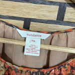 Sundance  Orange Floral Silk Dress Size 6P Photo 5