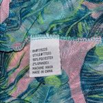 Tropical‎ Print Women Swim Coverup Pants Stretchy Sheer L Green Size L Photo 6