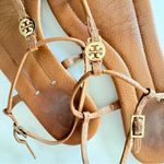 Tory Burch  Emmy Royal Brown Leather Thong Sandals Women's Size 7.5 Photo 2