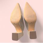 Lulu's Cream Mules Sleek Pointed Toe Design Size 8.5 Photo 3