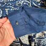 Holding Horses Anthropologie Sz S Blue Bandana Dress Western Cowgirl Rockabilly Photo 3