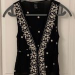 Forever 21 Plunging embroidered peplum style tank Photo 0