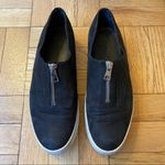 Vince Warner Zip Platform Black Suede Sneaker Women's 8US Photo 2