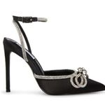 Steve Madden Women's Viable Black Embellished Heel Photo 1