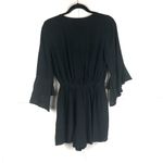 EXPRESS  Black Bell Sleeve V Neck Romper XS Photo 1