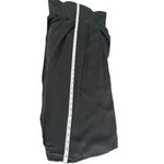 Rebecca Romero Black Silk Peephole Chest Pleated Grace Dress Size 6 Gown Maxi Photo 6