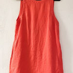 Free People  Full of Sunshine Linen Mini Dress in Aged Coral XS Photo 0
