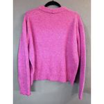 American Eagle American‎ Eagle Womens Crew Neck Bright Pink Sweater Small Photo 4
