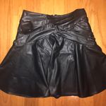 Bebe  faux leather flounce skirt Photo 1