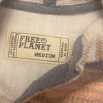 Free Planet  striped pullover sweatshirt lightweight cotton‎ club oversized Photo 4