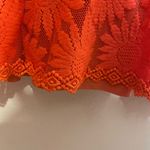 Kimchi Blue  Neon Orange Floral Lace Dress Photo 2
