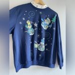 Wrangler Classic Blues Snowman Christmas Sweatshirt, Women's Size L Photo 10