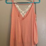 YA Los Angeles V-neck floral trim tank top Photo 1