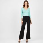 Cosabella  Lace Trim Blue Long Sleeve Top M NEW Photo 10