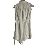 Derek Lam  Apron Cream Wrap Button Front Sleeveless Collared Mini Dress Size 0 Photo 11