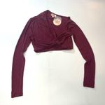 Camila Coelho  Liby Crop Top in Berry Mauve XS Photo 2