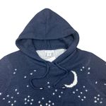 NWT cupcakes & cashmere Soft Winter Navy & White Hoodie Sweater Sweatshirt 1X Blue Photo 3