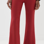 Reformation Nwt red  Tanya Knit Pants $168 L casual dressy flare work fall Photo 0