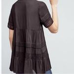 Maeve  Black Tiered Lace Tunic Photo 7