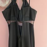 Social Code Black Formal Long Dress Size 9 Prom Wedding Event Black Rhinestones Photo 6