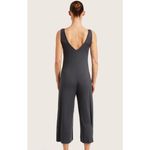Boody Long Jumpsuit Women’s Size S Storm Gray Bamboo Viscose Wide Leg Lounge NWT Photo 1