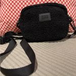PINK - Victoria's Secret  Black Sherpa Crossbody Bag Photo 1