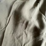 Alice + Olivia  Josie 100% Silk Blouson dress small olive green Photo 8